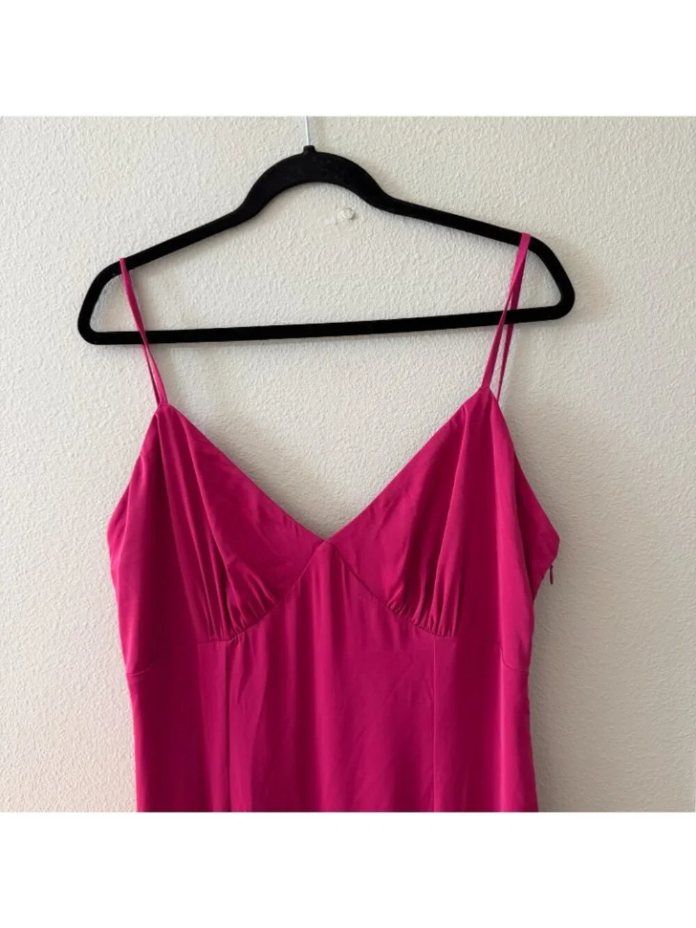 Abercrombie & Fitch Mermaid Slip Maxi Dress Gown Pink XL